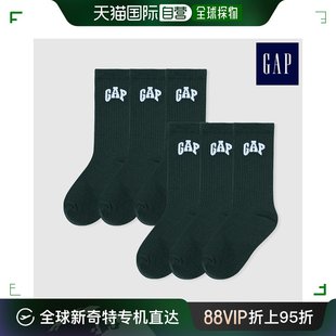 韩国直邮gap运动袜gap儿童，短袜绿色k6包gpdsdcrk-gn6