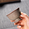 龙泉青瓷茶杯主人杯单杯传世哥窑陶瓷中式高档手工杯品茗杯礼盒装