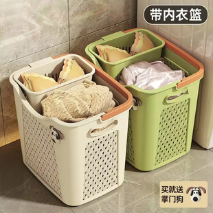 艾仕可脏衣篓家用宿舍厕所大容量杂物放脏衣服收纳筐桶洗衣篮神器