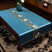 现代简约新中式茶几布布艺(布布艺，)盖巾中式客厅红木桌布餐桌垫长方形台布