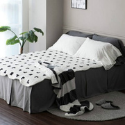 韩国法兰绒加厚防滑床垫床单高档可水洗珊瑚绒床褥家用秋冬季保暖