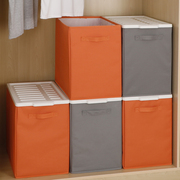 衣物收纳箱布艺，家用牛津布储物箱可折叠衣柜衣服整理盒大号日式