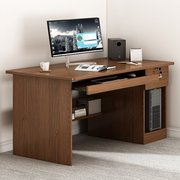 电脑桌台式家用书桌卧室初中生学习桌简约办公桌椅组合带抽屉书桌