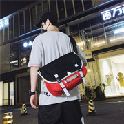 斜跨包男士个性韩版时尚潮流，休闲单肩包机能邮差包