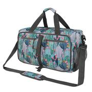 单肩斜跨包运动包折叠手提旅行包大容量健身行李袋定制