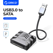 ORICO奥睿科sata转usb3.0易驱线外接2.5英寸3.5通用台式机电脑机械硬盘连接线笔记本光驱转接线固态ssd改移动
