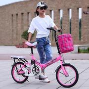 折叠自行车20寸中小学生儿童减震迷你单车男女款士成人16寸脚踏车