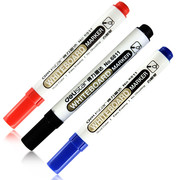 得力6811白板笔可擦水性会议，白板书写笔，展示板笔大容量黑红蓝三色