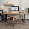实木台式电脑桌家用书桌，简约卧室桌子北欧办公桌，长条电竞桌工作台