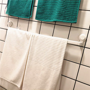 宜家提斯科恩家用浴室毛巾挂杆浴巾架免打孔强力吸盘壁挂式置物架