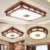 新中式吸顶灯客厅灯中国风实木，长方形简约仿古书房，餐厅卧室灯具