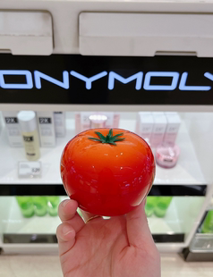 韩国tonymoly托尼魅力番茄，西红柿按摩面膜80g保湿修复提亮肤色女