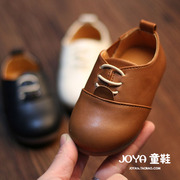 儿童皮鞋男孩男童休闲韩版小白，鞋英伦风中小童，豆豆鞋宝宝单鞋