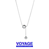 VOYAGE钛钢不掉色圆球吊坠项链2023年女小众设计感高级锁骨链