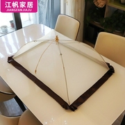 餐桌盖菜罩饭桌饭菜罩防苍蝇，防尘遮碗罩可折叠透气大号食物罩菜伞