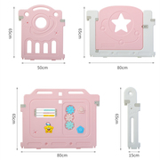 儿童游戏围栏宝宝室内家用爬行垫防护栏婴儿地上学步安全栅栏乐园