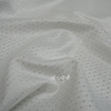 宽幅白底色菱形银线银色点点织锦缎布料装饰古装丝绸缎子汉服面料