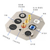 146型地插座配件架d型，模块复位开关，usb网线hdmi光纤sc不锈钢面板