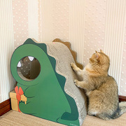 小芥小恐龙猫抓板窝瓦楞纸猫窝猫咪耐磨磨爪玩具用品猫爬架猫爪板