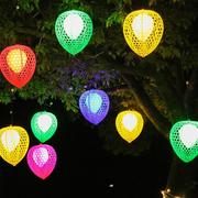 led造型灯户外防水桃心灯，街道工程亮化挂树上的爱心灯发光圆球灯