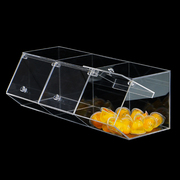 高透明真亚克力长方形糖果盒干果盒超市饼干盒散装食品密封展示盒