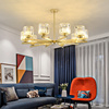 客厅房间水晶吊灯大气家用北欧轻奢金色现代简约卧室餐厅灯具