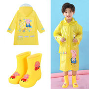 儿童雨衣雨鞋雨伞三件套水鞋男童女宝宝雨靴幼儿园3到7岁