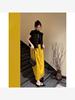 新中式国风女装2024黄色连衣，裙子唐装盘扣马甲裙子，套装轻奢高级感