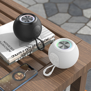 borofone菠萝风br23便携式运动蓝牙音箱，桌面迷你无线音响低音