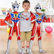 超大号奥特曼玩具迪迦赛罗变形超人，公仔玩偶套装儿童男孩生日礼物