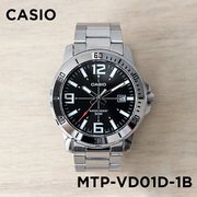 卡西欧手表casiomtp-vd01d-1b防水商务，夜光海洋之心水鬼石英表