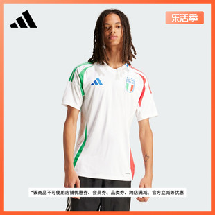 意大利队球迷版，客场足球运动短袖球衣男装，adidas阿迪达斯