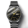 冠琴防水品牌男手錶钢带商务，手表手表夜光，士机械双瑞士日历
