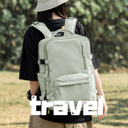 旅行双肩背包女士短途旅游包大容量大学生电脑书包出差行李包男款