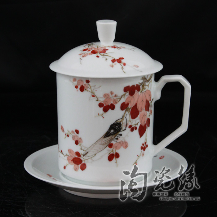 长物居景德镇名家曹致友手绘粉彩瓷器茶具双层茶杯【清风】水杯在类目 餐饮具, 茶具, 茶杯中 - 来自Buy2taobao.com提供专业的淘宝代购服务