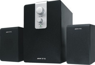 万马SR538电脑音箱 2.1木质低音炮 笔记本台式电脑多媒体音响