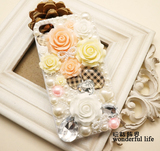 GT07复古风花韵HTC IPHONE手机壳 套装 手机美容 贴钻diy