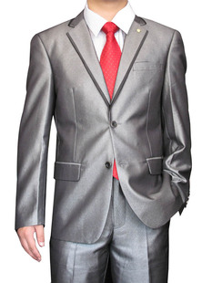  老人头正品男士新郎礼服西服套装商务休闲休身男西装时尚休闲西服
