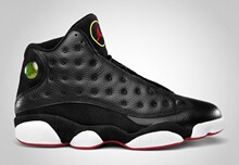 �ǵ� Air Jordan 13 ʮ���� ȫ���Ǻں�������Ь 414571-001 ����