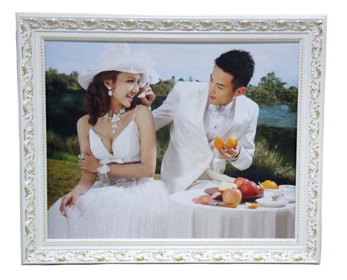 305白色 <em>36寸</em>白色油画框 影楼相框 婚纱照相框