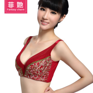 菲她内衣 性感新娘丰满大胸显小胸罩 侧收副乳聚拢薄款调整型文胸