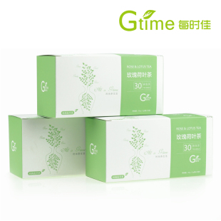  Gtime每时佳花草茶纯天然玫瑰荷叶茶袋泡茶狂减肚子包邮买2送1