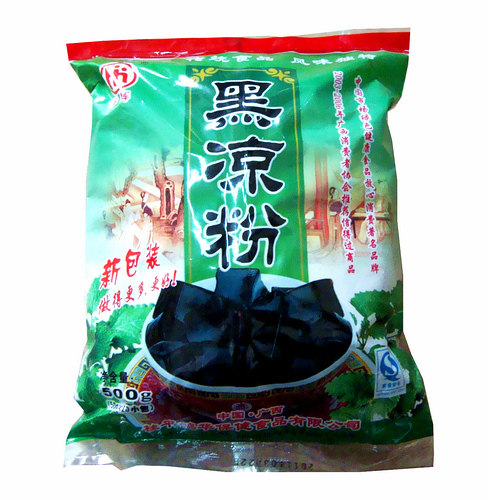 奶茶店必备 广西名牌 华辉黑凉粉（烧仙草粉）500g 清热解毒
