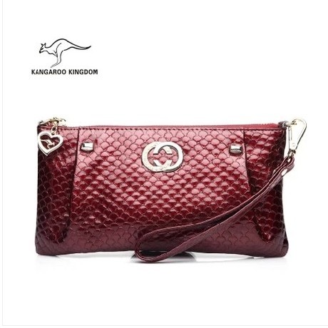 新款袋鼠女士手包两用斜跨小包手拿包女手抓包