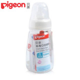 商城正品-贝亲产品\贝亲标准口径玻璃奶瓶120ml 配S码奶嘴 AA64
