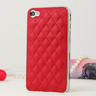  丁奇小羊皮手机套 iphone4皮套 iphone4s手机壳 苹果4外壳 保护套