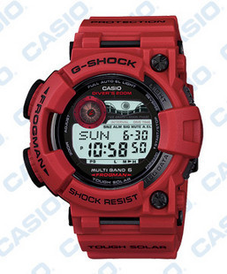  巅峰时代 现货蛙人限量 卡西欧GWF-1000RD-4D六局光能动电波表