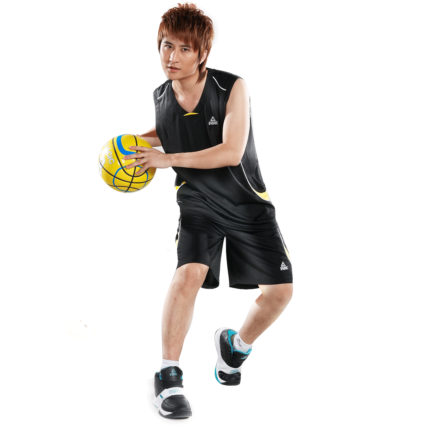 匹克PEAK 2010新款男款专业篮球服套装整套服 透气排汗 F702081 价格:89.00