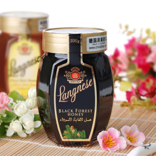  德国进口琅尼斯天然黑森林蜂蜜500g原装纯天然松树蜜假一罚十