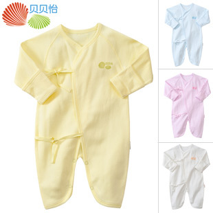  品牌特卖 贝贝怡新生儿衣服春秋服装宝宝蝴蝶衣哈衣婴儿连体衣126